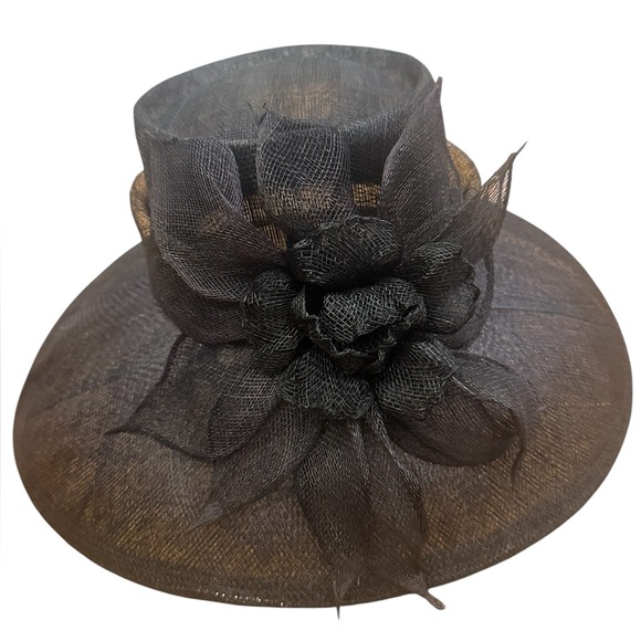 Charter club hundred percent straw Elegant Black Women's Hat